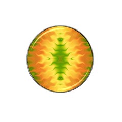 Lemon Lime Tie Dye Hat Clip Ball Marker (4 Pack) by SpinnyChairDesigns