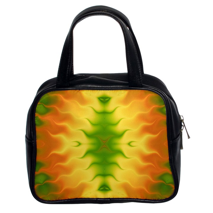 Lemon Lime Tie Dye Classic Handbag (Two Sides)