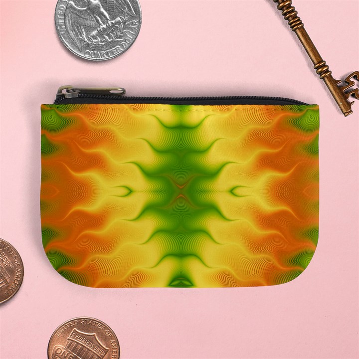 Lemon Lime Tie Dye Mini Coin Purse