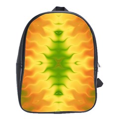 Lemon Lime Tie Dye School Bag (large) by SpinnyChairDesigns