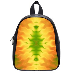 Lemon Lime Tie Dye School Bag (small) by SpinnyChairDesigns