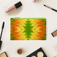 Lemon Lime Tie Dye Cosmetic Bag (xs) by SpinnyChairDesigns