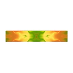 Lemon Lime Tie Dye Flano Scarf (mini) by SpinnyChairDesigns