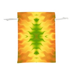 Lemon Lime Tie Dye Lightweight Drawstring Pouch (l) by SpinnyChairDesigns