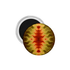 Red Gold Tie Dye 1 75  Magnets by SpinnyChairDesigns