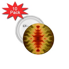 Red Gold Tie Dye 1 75  Buttons (10 Pack) by SpinnyChairDesigns