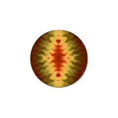 Red Gold Tie Dye Golf Ball Marker (10 Pack) by SpinnyChairDesigns