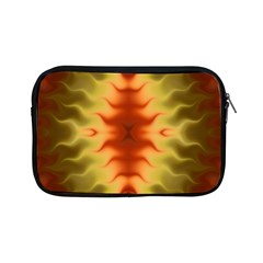 Red Gold Tie Dye Apple Ipad Mini Zipper Cases by SpinnyChairDesigns