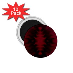 Black Red Tie Dye Pattern 1 75  Magnets (10 Pack)  by SpinnyChairDesigns