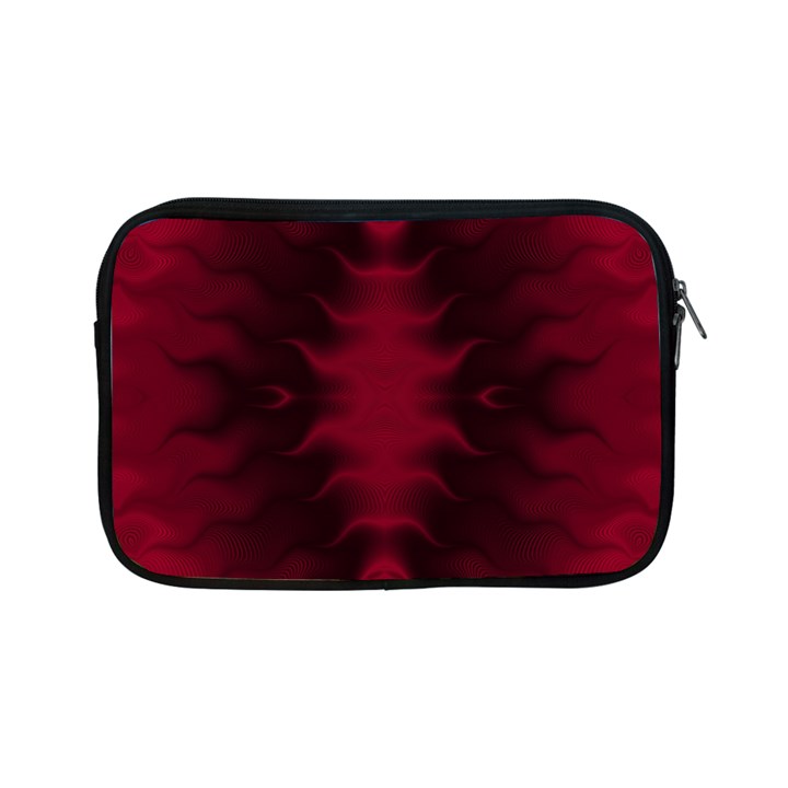 Black Red Tie Dye Pattern Apple iPad Mini Zipper Cases