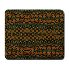 Boho Rustic Green Large Mousepads by SpinnyChairDesigns