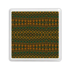 Boho Rustic Green Memory Card Reader (square)