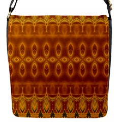 Boho Honey Gold Flap Closure Messenger Bag (s) by SpinnyChairDesigns