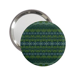 Boho Forest Green  2 25  Handbag Mirrors by SpinnyChairDesigns