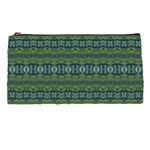 Boho Forest Green  Pencil Case Front