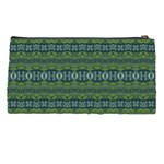 Boho Forest Green  Pencil Case Back