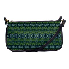 Boho Forest Green  Shoulder Clutch Bag by SpinnyChairDesigns