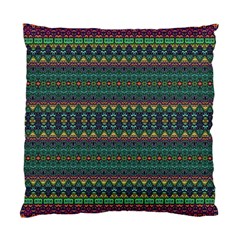 Boho Summer Green Standard Cushion Case (one Side) by SpinnyChairDesigns