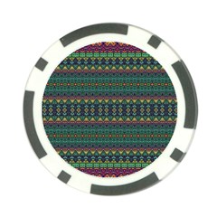 Boho Summer Green Poker Chip Card Guard (10 Pack) by SpinnyChairDesigns