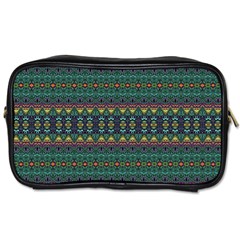 Boho Summer Green Toiletries Bag (one Side) by SpinnyChairDesigns