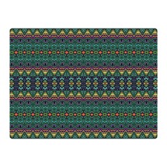 Boho Summer Green Double Sided Flano Blanket (mini) 