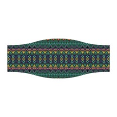 Boho Summer Green Stretchable Headband by SpinnyChairDesigns