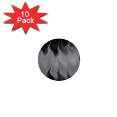 Abstract Black Grey 1  Mini Buttons (10 Pack)  by SpinnyChairDesigns