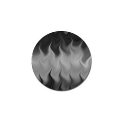 Abstract Black Grey Golf Ball Marker (4 Pack) by SpinnyChairDesigns