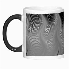 Abstract Black Grey Morph Mugs by SpinnyChairDesigns