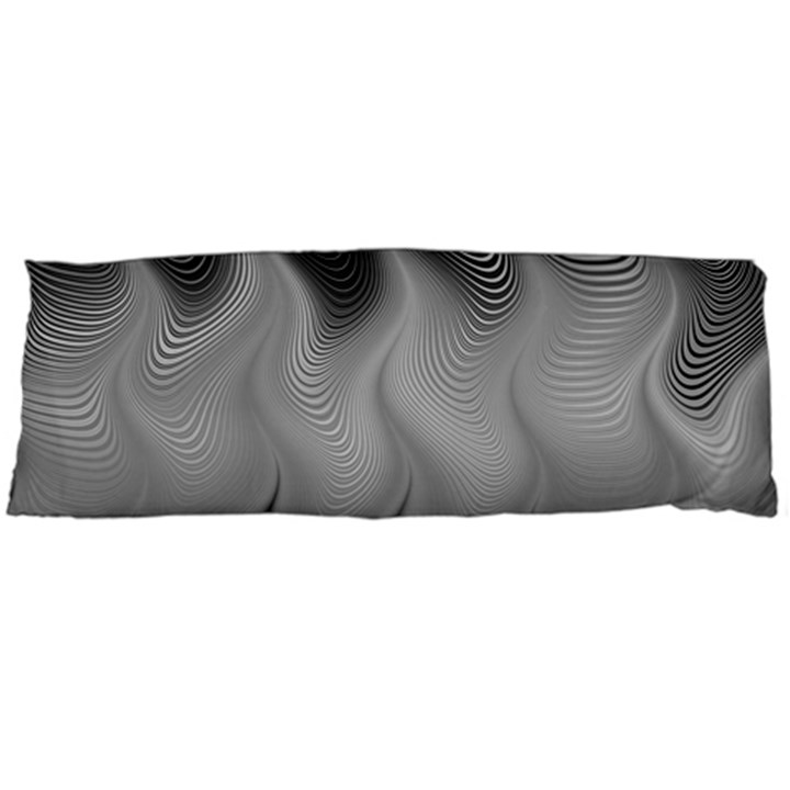 Abstract Black Grey Body Pillow Case (Dakimakura)