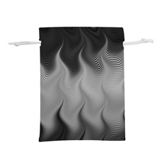 Abstract Black Grey Lightweight Drawstring Pouch (s) by SpinnyChairDesigns