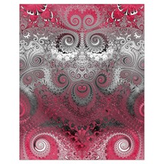 Black Pink Spirals And Swirls Drawstring Bag (small) by SpinnyChairDesigns