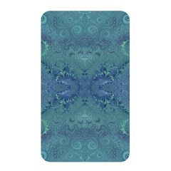 Teal Spirals And Swirls Memory Card Reader (rectangular) by SpinnyChairDesigns