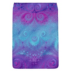 Purple Blue Swirls And Spirals Removable Flap Cover (s) by SpinnyChairDesigns