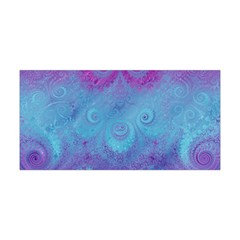 Purple Blue Swirls And Spirals Yoga Headband by SpinnyChairDesigns