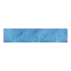 Purple Blue Swirls And Spirals Velvet Scrunchie by SpinnyChairDesigns