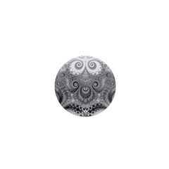 Black And White Spirals 1  Mini Buttons by SpinnyChairDesigns