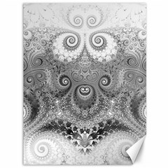 Black And White Spirals Canvas 36  X 48  by SpinnyChairDesigns