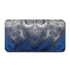 Blue Swirls And Spirals Medium Bar Mats by SpinnyChairDesigns