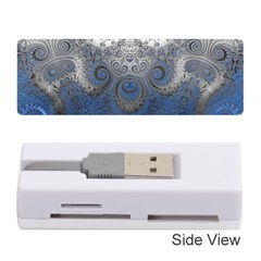 Blue Swirls And Spirals Memory Card Reader (stick) by SpinnyChairDesigns