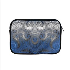 Blue Swirls And Spirals Apple Macbook Pro 15  Zipper Case by SpinnyChairDesigns