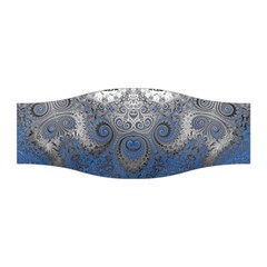 Blue Swirls And Spirals Stretchable Headband by SpinnyChairDesigns