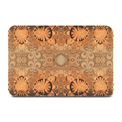 Rustic Orange Swirls Plate Mats by SpinnyChairDesigns