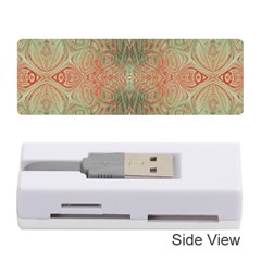 Peach Green Texture Memory Card Reader (stick) by SpinnyChairDesigns