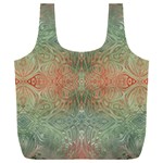 Peach Green Texture Full Print Recycle Bag (XXXL) Front