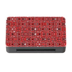 Abstract Red Black Checkered Memory Card Reader With Cf by SpinnyChairDesigns