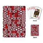 Red Black Checkered Playing Cards Single Design (Rectangle) Back