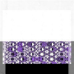 Purple Black Checkered Rectangular Jigsaw Puzzl by SpinnyChairDesigns