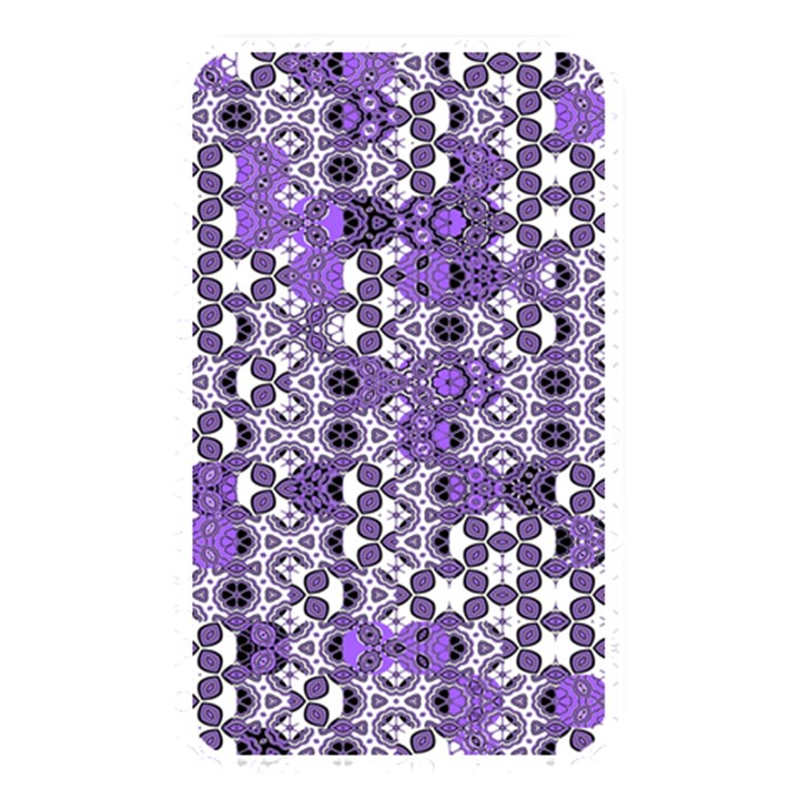 Purple Black Checkered Memory Card Reader (Rectangular)