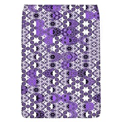 Purple Black Checkered Removable Flap Cover (l) by SpinnyChairDesigns